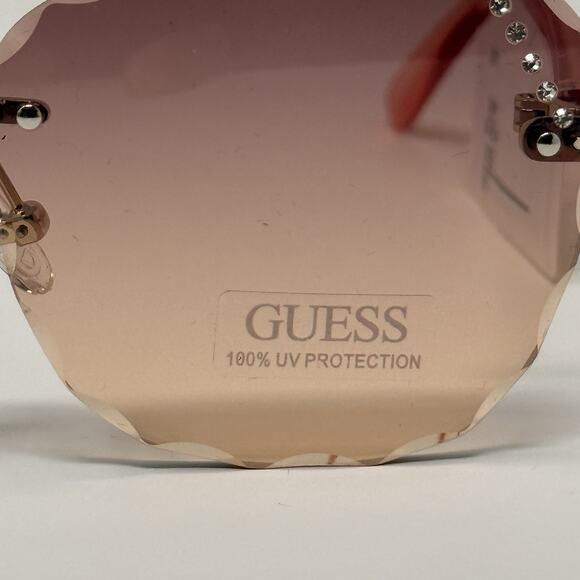 GUESS Sunglasses Womens Size 55-14-140 GF4024 28T Smoke Gradient Pink NE main image 10